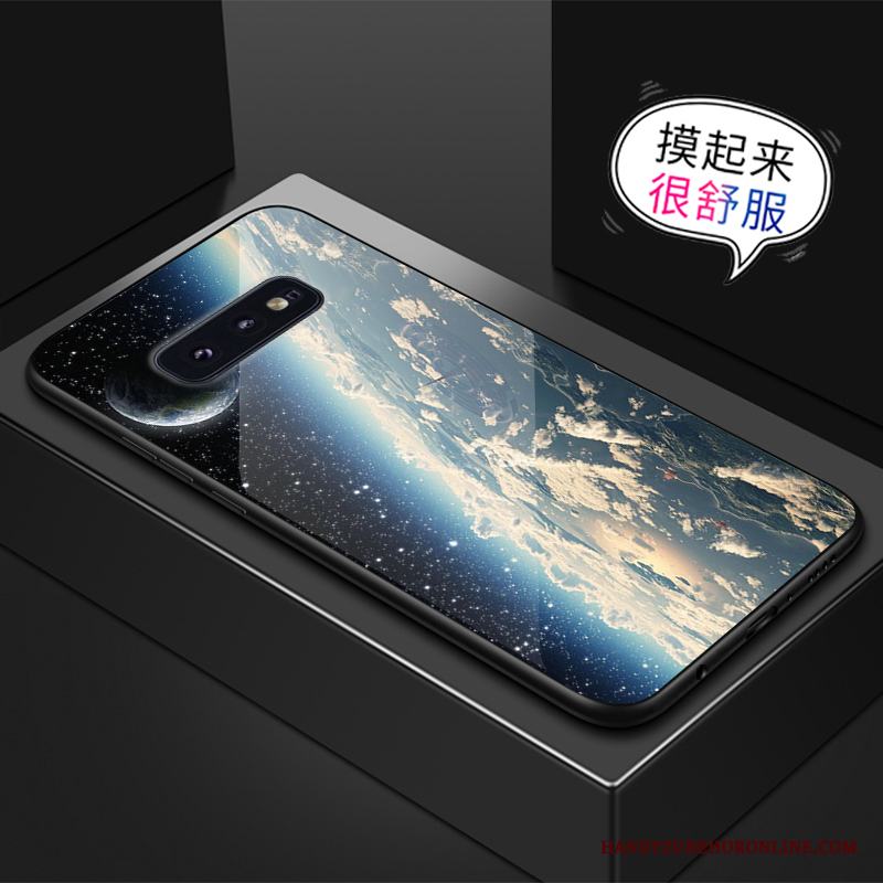 Samsung Galaxy S10e Fallskydd Skal Telefon Kreativa Gul Glas Stjärna