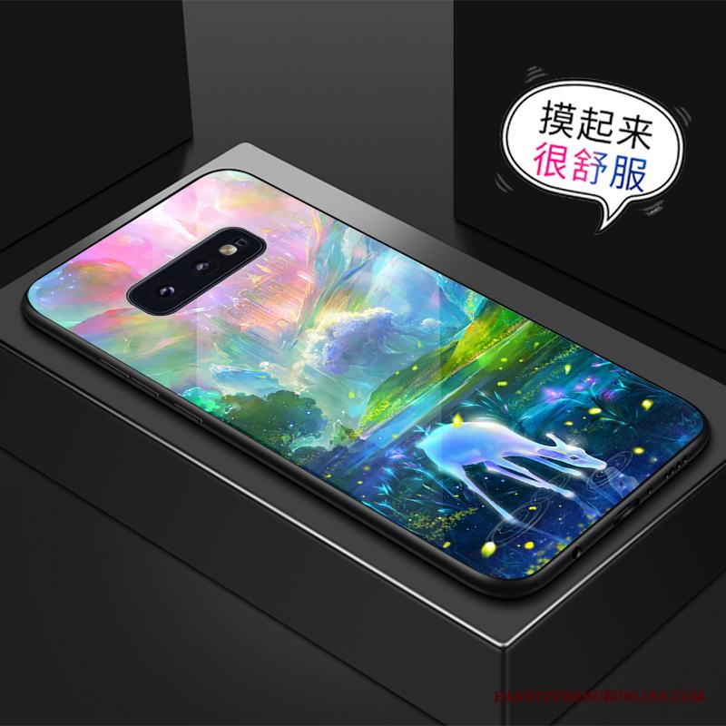 Samsung Galaxy S10e Fallskydd Skal Telefon Kreativa Gul Glas Stjärna