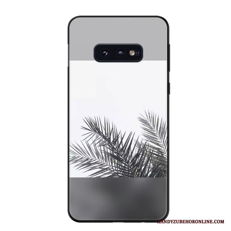 Samsung Galaxy S10e Fodral Skydd Personlighet Röd Skal Telefon Nubuck Retro