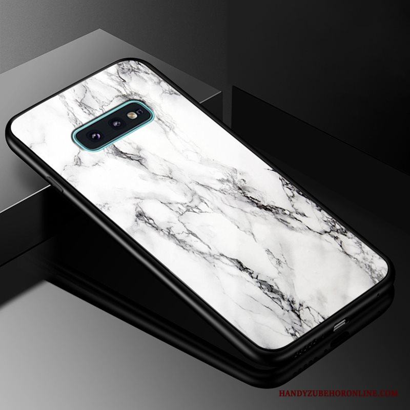 Samsung Galaxy S10e Glas Hård Skal Telefon Stjärna Fallskydd Purpur All Inclusive