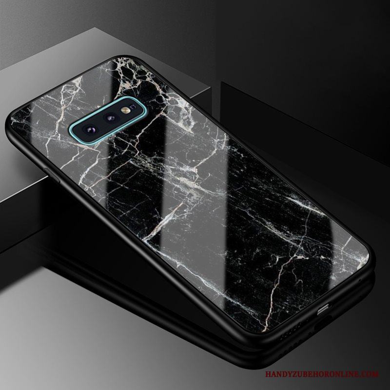 Samsung Galaxy S10e Glas Hård Skal Telefon Stjärna Fallskydd Purpur All Inclusive
