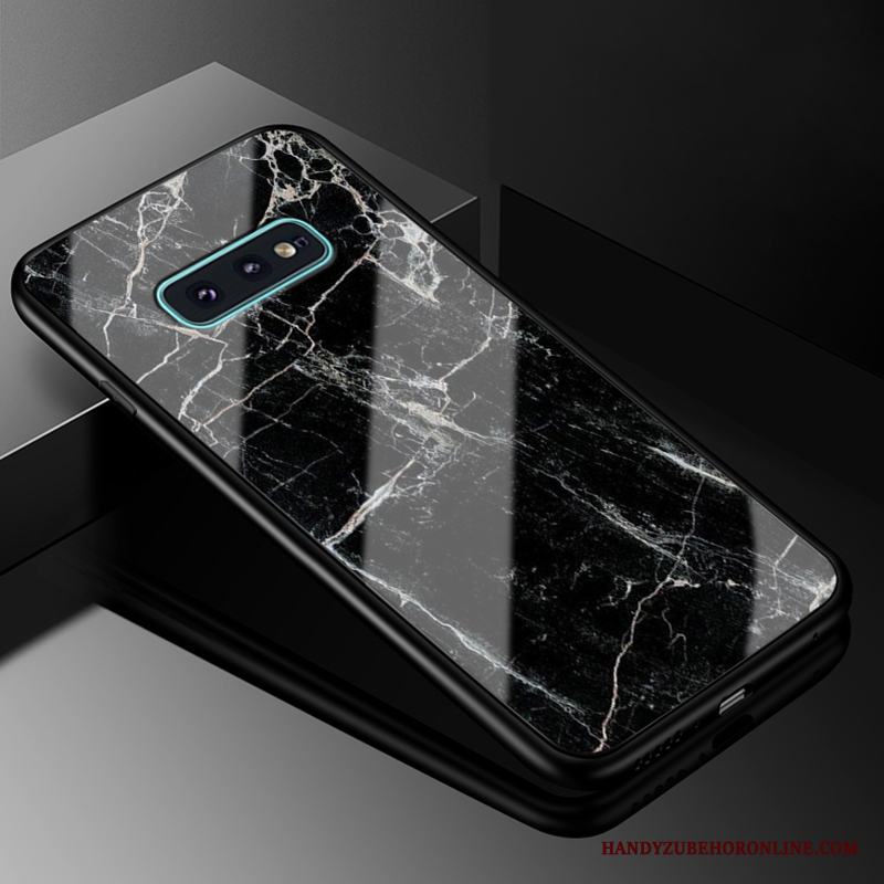 Samsung Galaxy S10e Glas Skal Telefon Par Mode Ungdom Hård Fallskydd