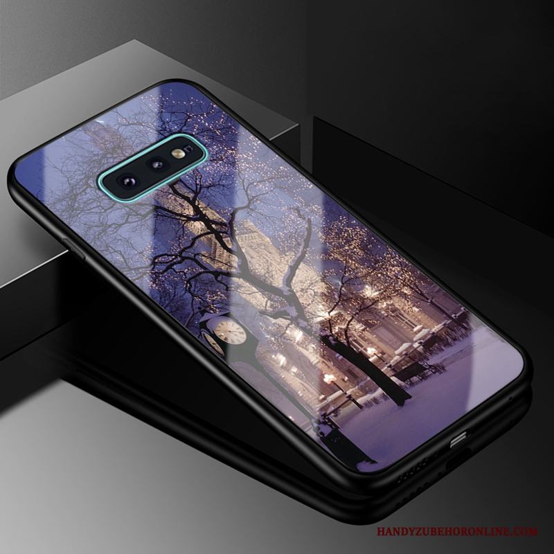 Samsung Galaxy S10e Glas Skal Telefon Par Mode Ungdom Hård Fallskydd