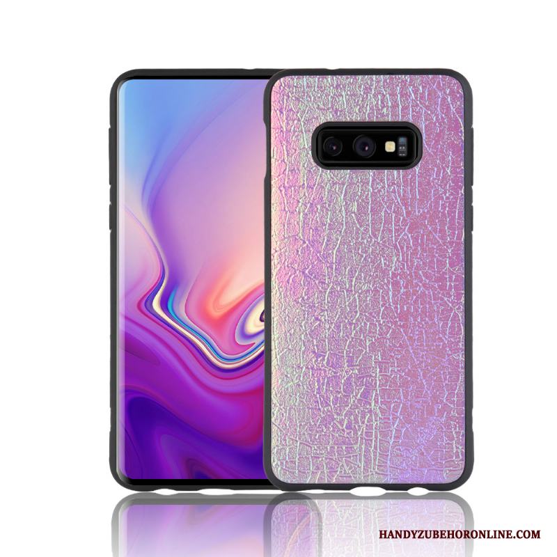 Samsung Galaxy S10e Kreativa Skal Telefon Purpur All Inclusive Skydd Fodral Mjuk