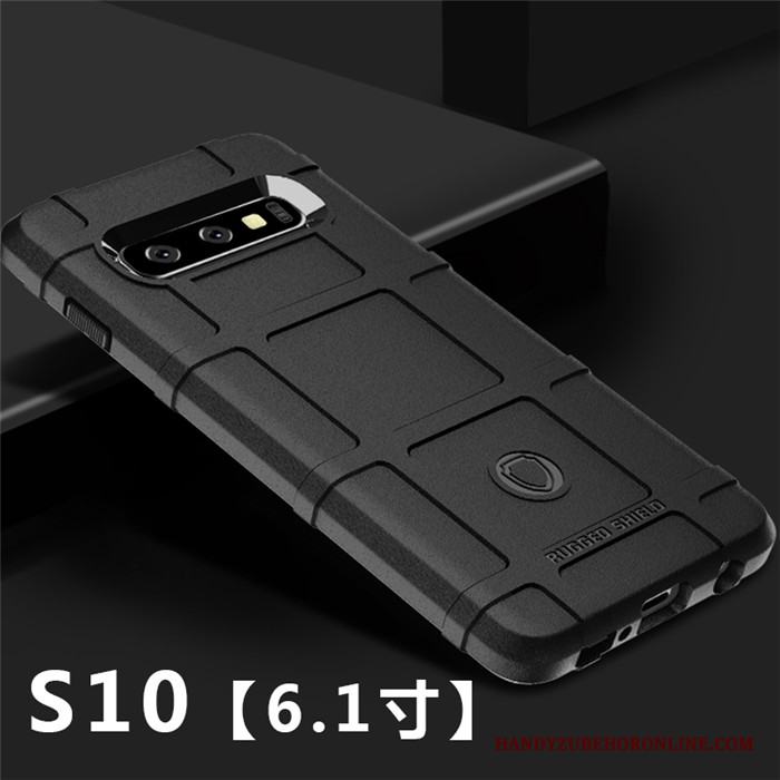 Samsung Galaxy S10e Ny Skal Nubuck Enkel Svart Telefon Mjuk