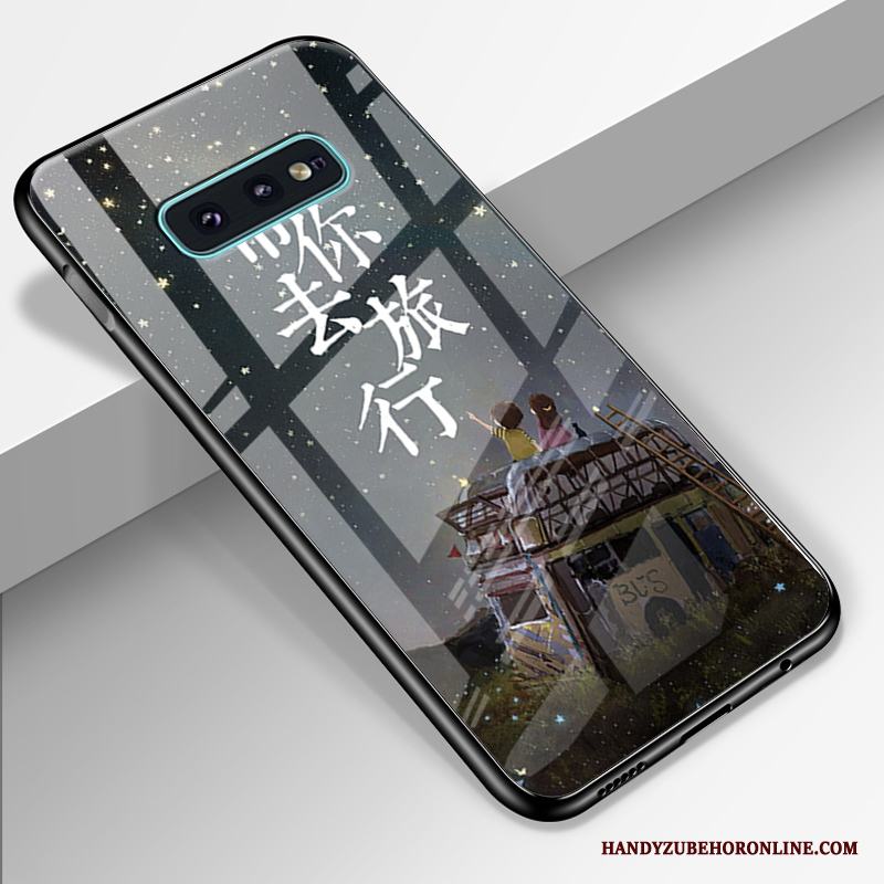 Samsung Galaxy S10e Skal Mjuk Silikon Hård Anpassa Personlighet Trend Glas