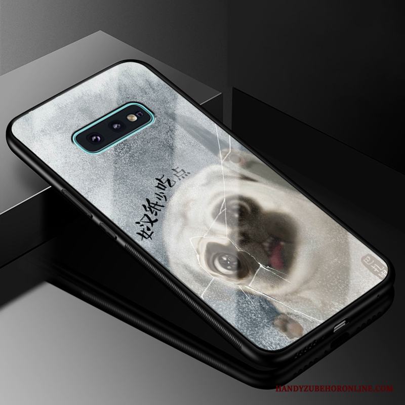 Samsung Galaxy S10e Skal Mobil Telefon Glas Fodral Europa Skydd Stjärna