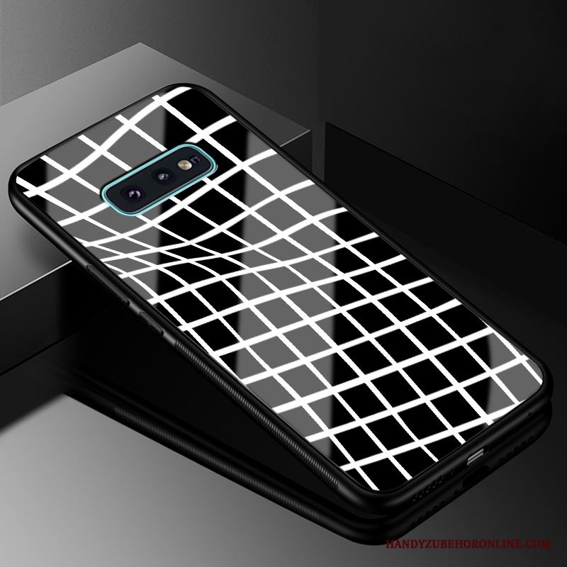 Samsung Galaxy S10e Skal Mobil Telefon Glas Fodral Europa Skydd Stjärna