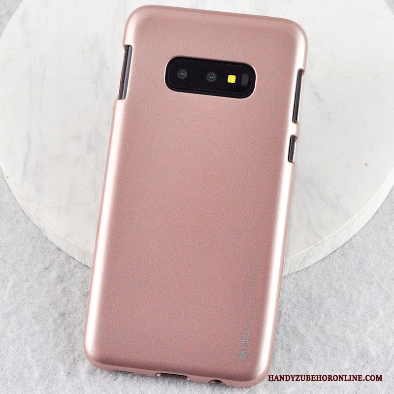 Samsung Galaxy S10e Skal Slim Känna Nubuck Fodral Silikon Stjärna Mjuk