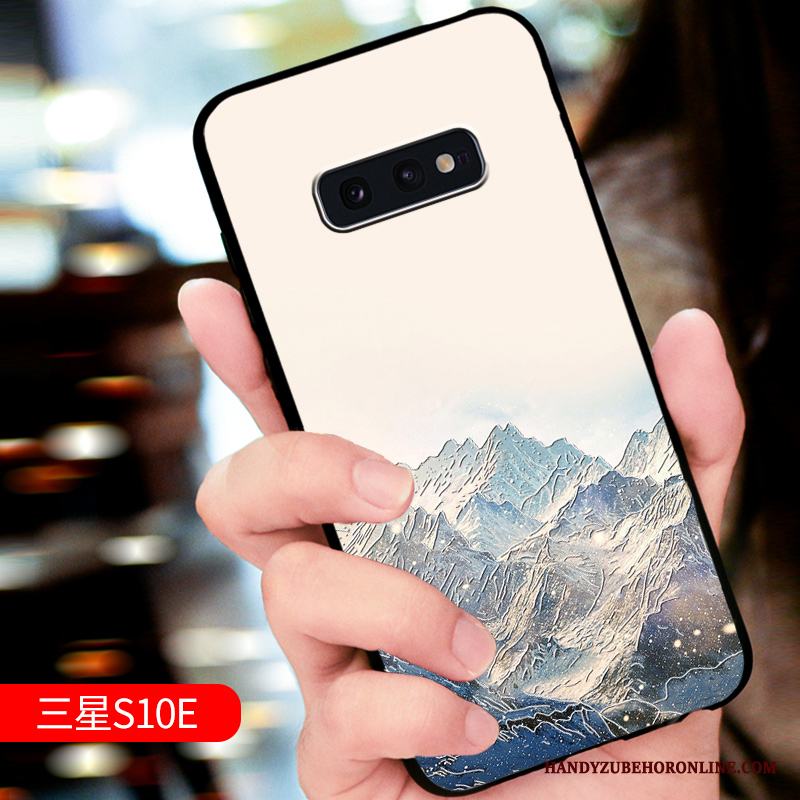 Samsung Galaxy S10e Skal Telefon Nubuck Skydd Lättnad Trend Varumärke Fallskydd Stjärna