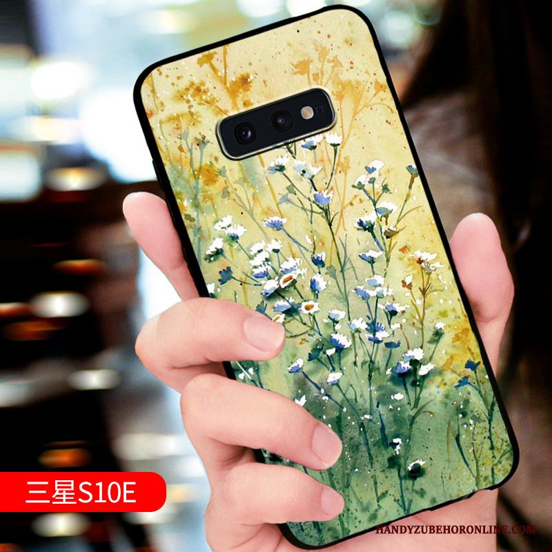 Samsung Galaxy S10e Skal Telefon Nubuck Skydd Lättnad Trend Varumärke Fallskydd Stjärna