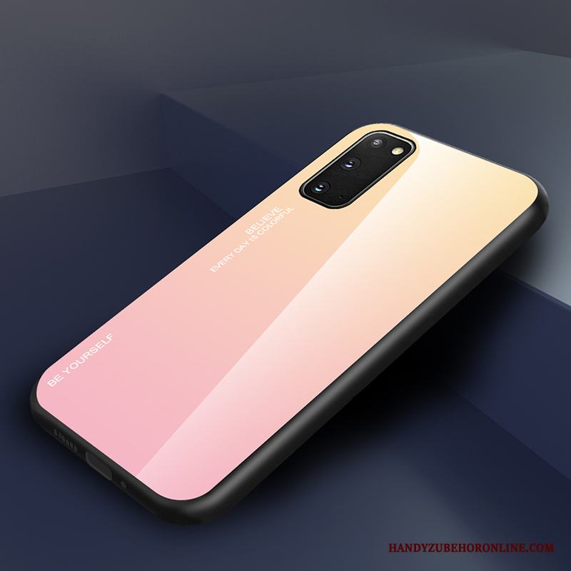 Samsung Galaxy S20 Gradient Skal Telefon Blå Stjärna Fodral Skydd Kreativa