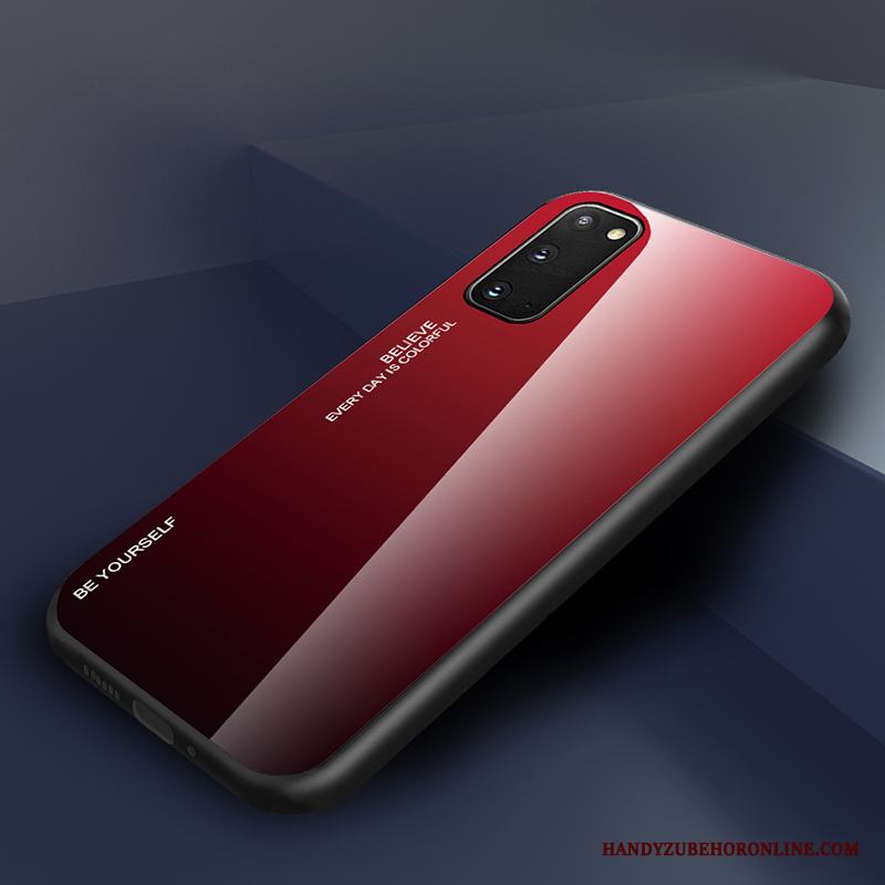 Samsung Galaxy S20 Gradient Skal Telefon Blå Stjärna Fodral Skydd Kreativa