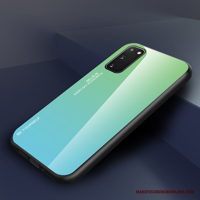 Samsung Galaxy S20 Gradient Skal Telefon Blå Stjärna Fodral Skydd Kreativa