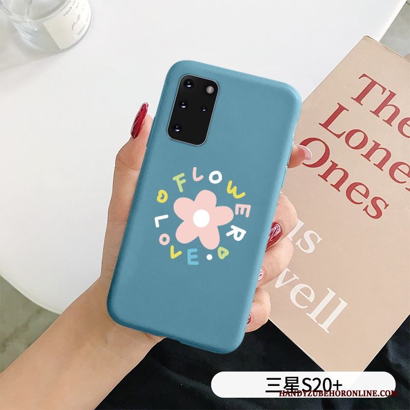 Samsung Galaxy S20+ Skal Stjärna Blommor Silikon Net Red Fallskydd Kyla Kreativa