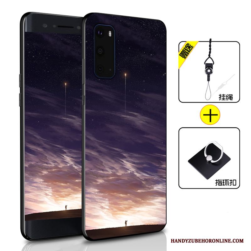 Samsung Galaxy S20 Skal Telefon Personlighet Stjärna Ny Fallskydd Grön Silikon