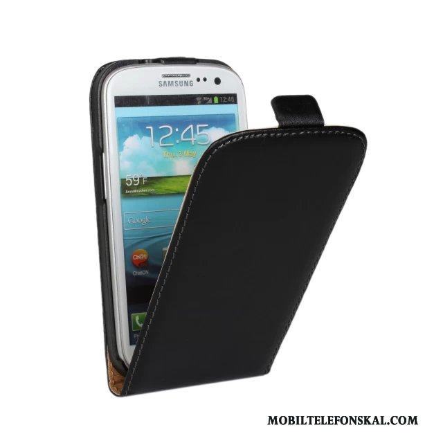 Samsung Galaxy S3 Gul Läderfodral Äkta Läder Skal Telefon Täcka Stjärna Mobil Telefon