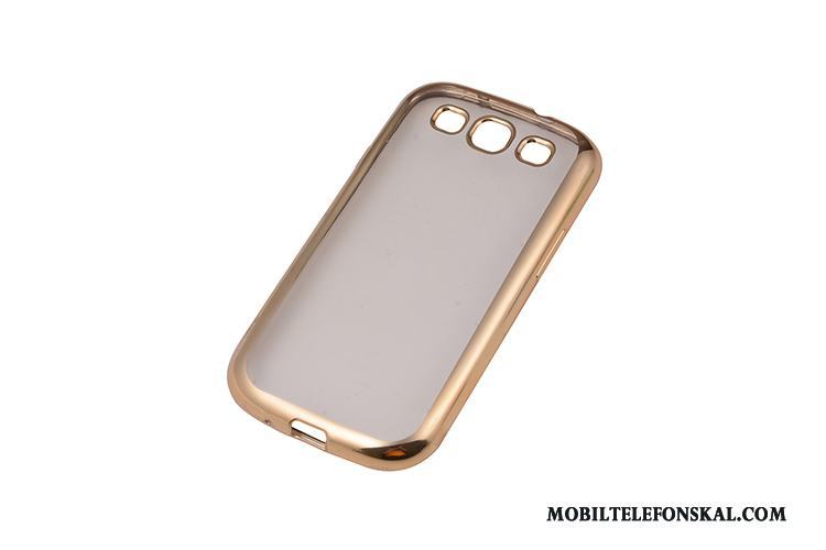 Samsung Galaxy S3 Mjuk All Inclusive Skal Stjärna Silikon Guld Plating