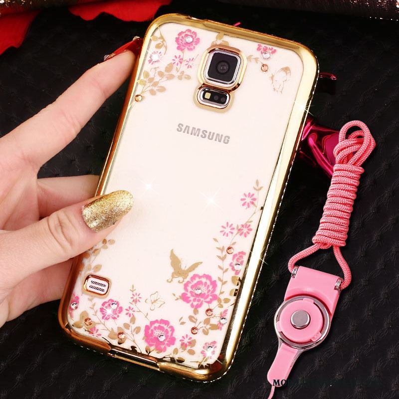 Samsung Galaxy S4 Fodral Strass Mobil Telefon Skal Telefon Stjärna Guld Skydd