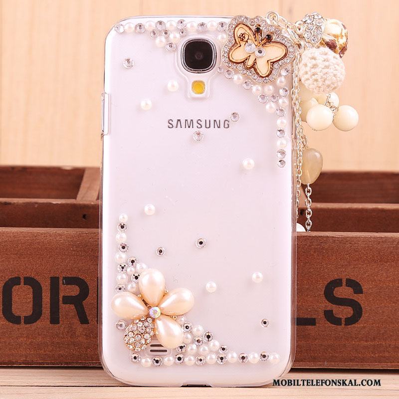 Samsung Galaxy S4 Skal Skydd Ny Fodral Strass Trend Guld Stjärna