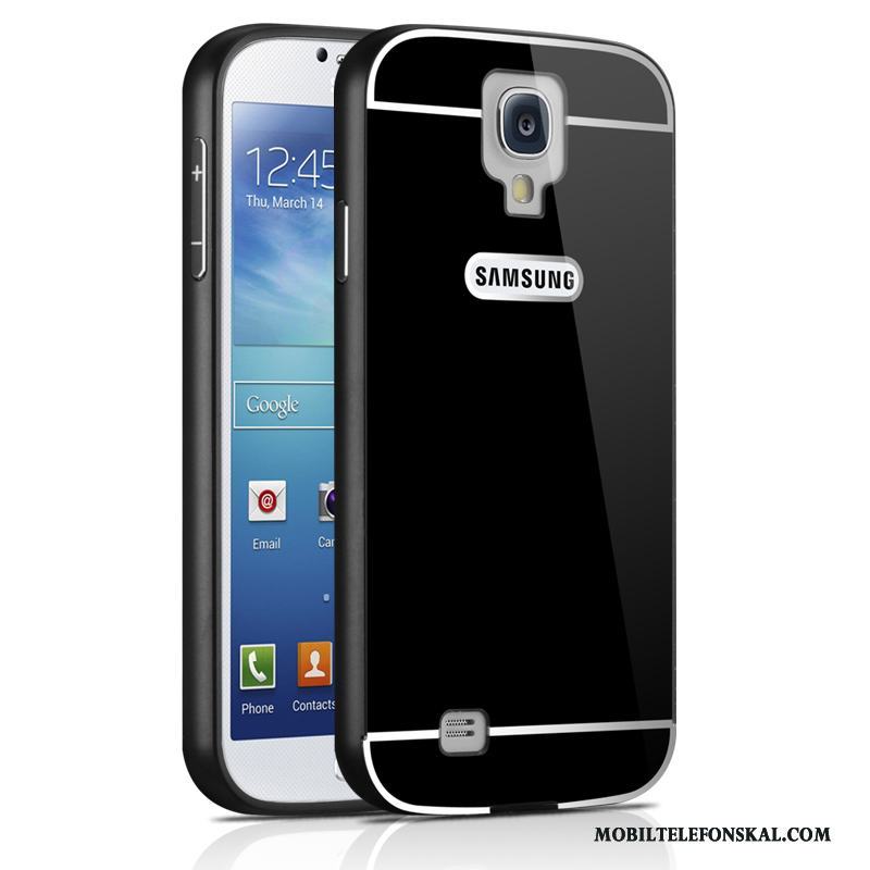 Samsung Galaxy S4 Skal Stjärna Skydd Fallskydd Mobil Telefon Fodral Metall Röd