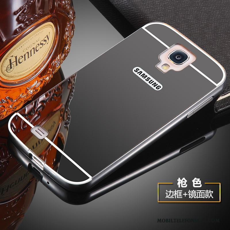 Samsung Galaxy S4 Skal Stjärna Skydd Fallskydd Mobil Telefon Fodral Metall Röd