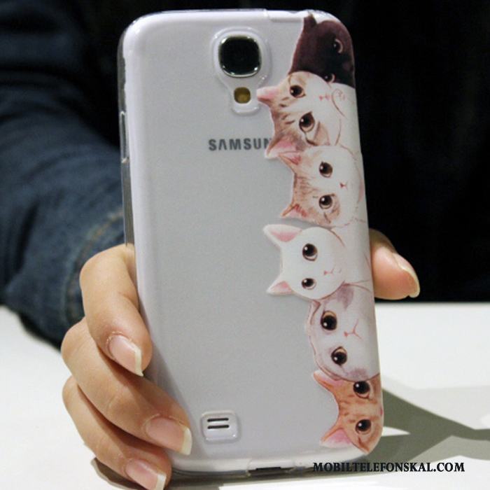 Samsung Galaxy S4 Vacker Blå Fodral Skal Telefon Silikon Stjärna Skydd