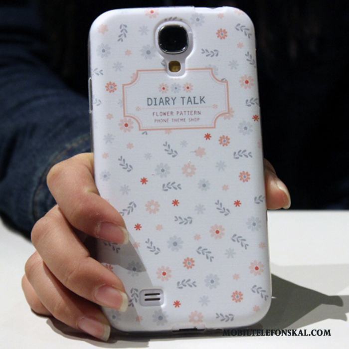 Samsung Galaxy S4 Vacker Blå Fodral Skal Telefon Silikon Stjärna Skydd