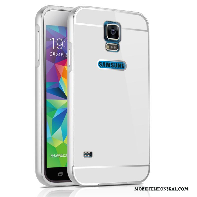 Samsung Galaxy S5 Metall Skal Frame Skydd Svart Fodral Stjärna