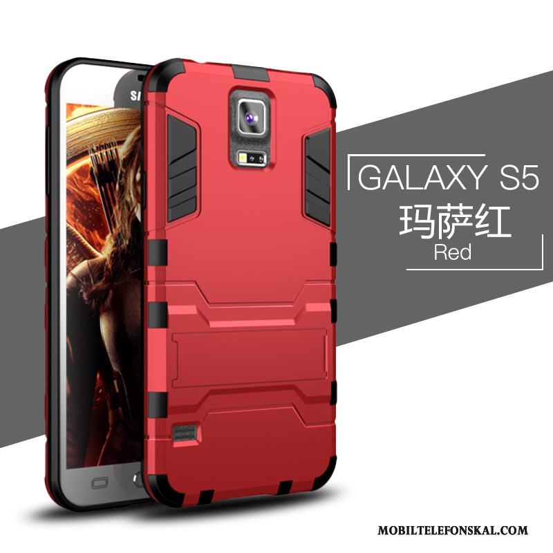 Samsung Galaxy S5 Skal Telefon Skydd Fodral Kreativa Personlighet Trend Svart