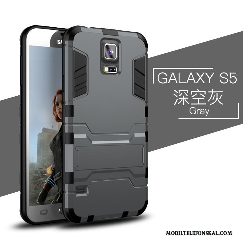 Samsung Galaxy S5 Skal Telefon Skydd Fodral Kreativa Personlighet Trend Svart