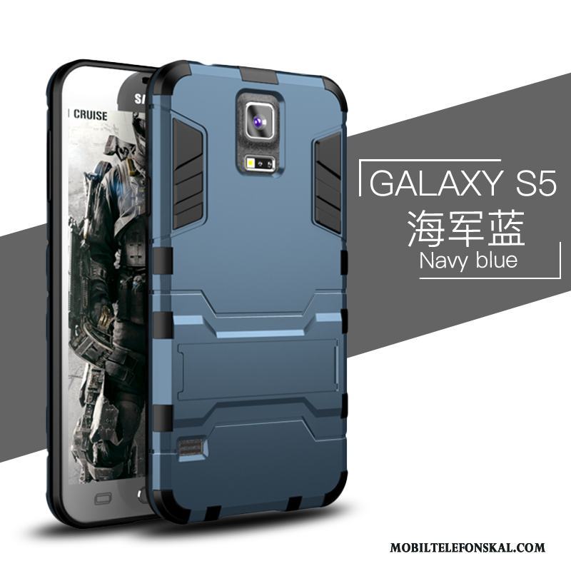 Samsung Galaxy S5 Skal Telefon Skydd Fodral Kreativa Personlighet Trend Svart