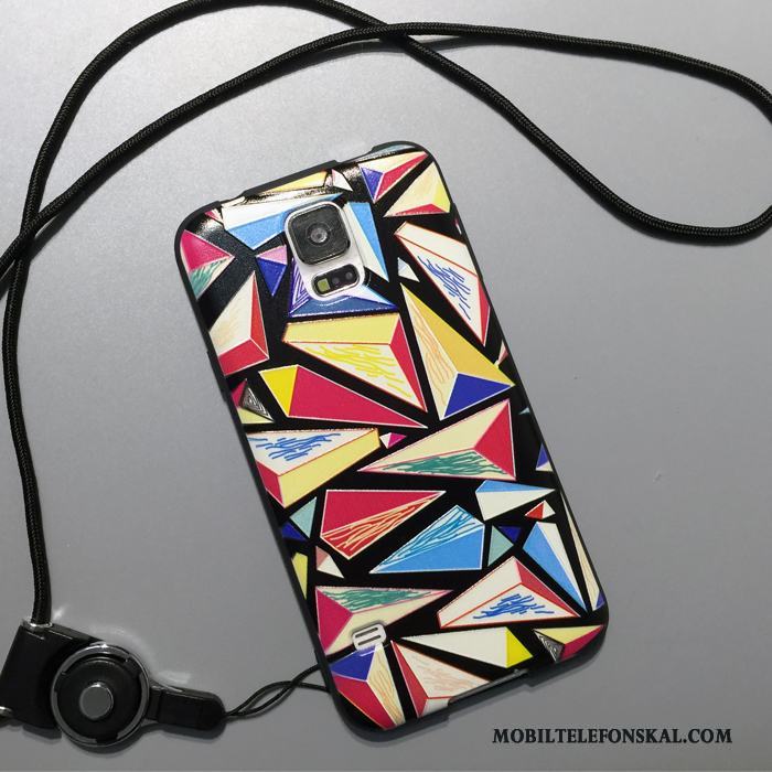 Samsung Galaxy S5 Skal Telefon Tecknat All Inclusive Stjärna Vacker Blommor Mjuk