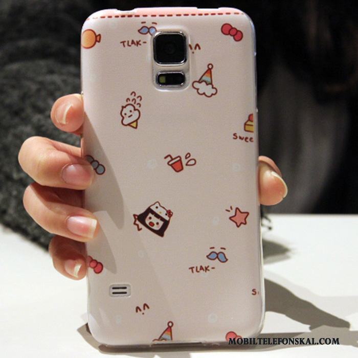 Samsung Galaxy S5 Skydd Fallskydd Blå Mjuk Skal Telefon Stjärna Tecknat