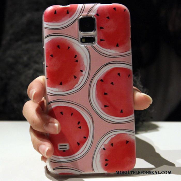 Samsung Galaxy S5 Skydd Fallskydd Blå Mjuk Skal Telefon Stjärna Tecknat