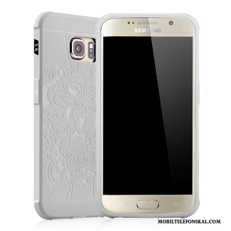 Samsung Galaxy S6 Business Stjärna Nubuck Mjuk Fodral Skydd Skal Telefon