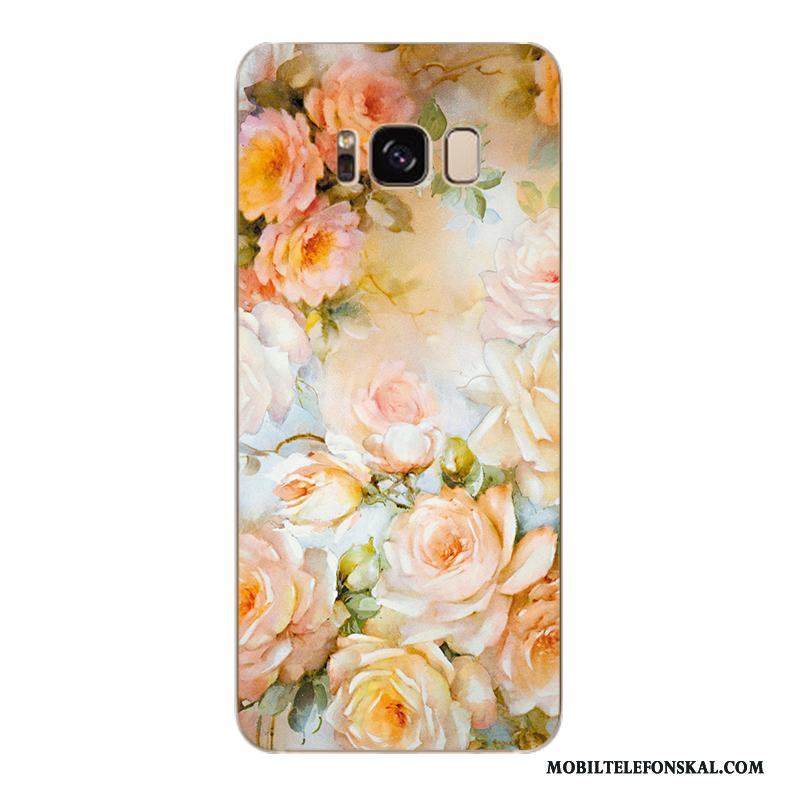 Samsung Galaxy S6 Edge + Blommor Fodral Skal Telefon Trend Varumärke Mobil Telefon Skydd Mjuk