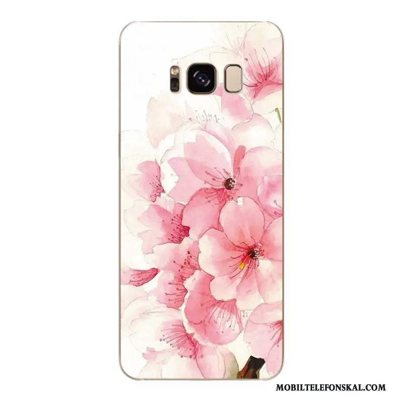 Samsung Galaxy S6 Edge + Blommor Fodral Skal Telefon Trend Varumärke Mobil Telefon Skydd Mjuk