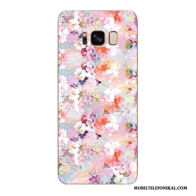 Samsung Galaxy S6 Edge + Blommor Fodral Skal Telefon Trend Varumärke Mobil Telefon Skydd Mjuk