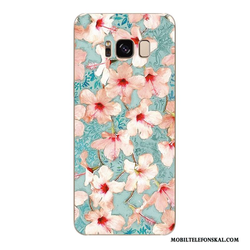 Samsung Galaxy S6 Edge + Blommor Fodral Skal Telefon Trend Varumärke Mobil Telefon Skydd Mjuk