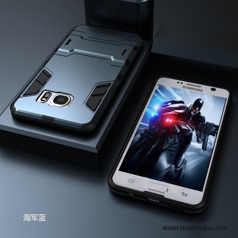 Samsung Galaxy S6 Edge + Silikon Kreativa Skydd Stjärna Skal Telefon Fodral Hård