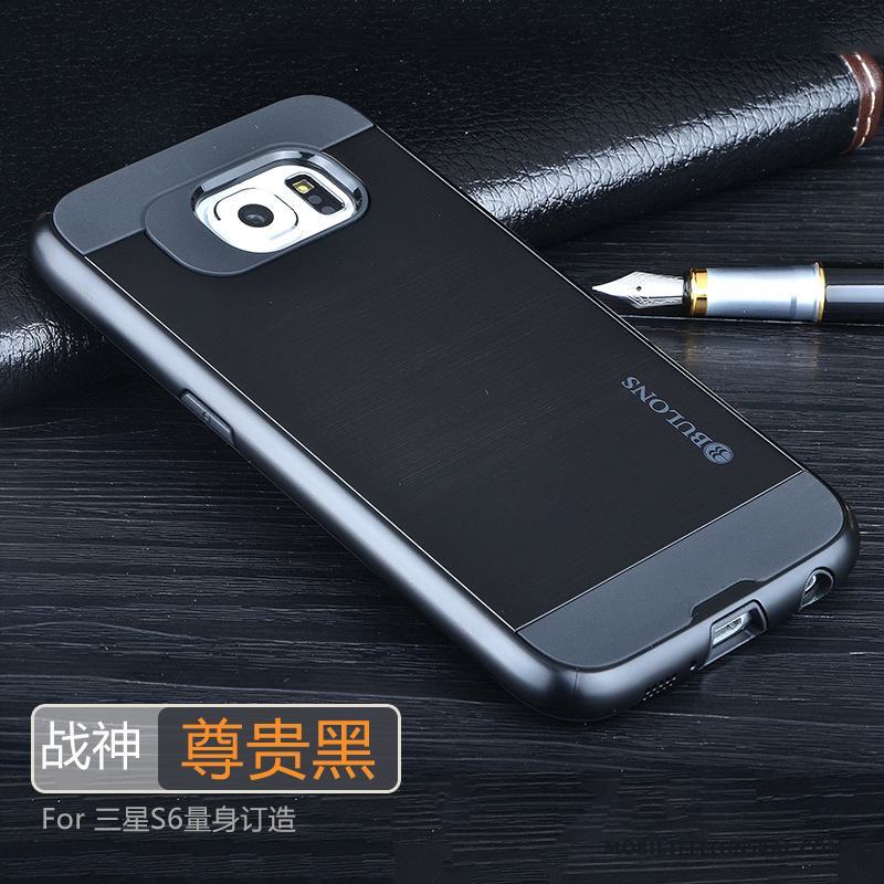 Samsung Galaxy S6 Edge + Skal Mörkgrön Silikon Stjärna Fodral Skydd Mobil Telefon Fallskydd
