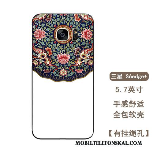 Samsung Galaxy S6 Edge + Skal Personlighet Mjuk Blommor All Inclusive Stjärna Färg Fallskydd