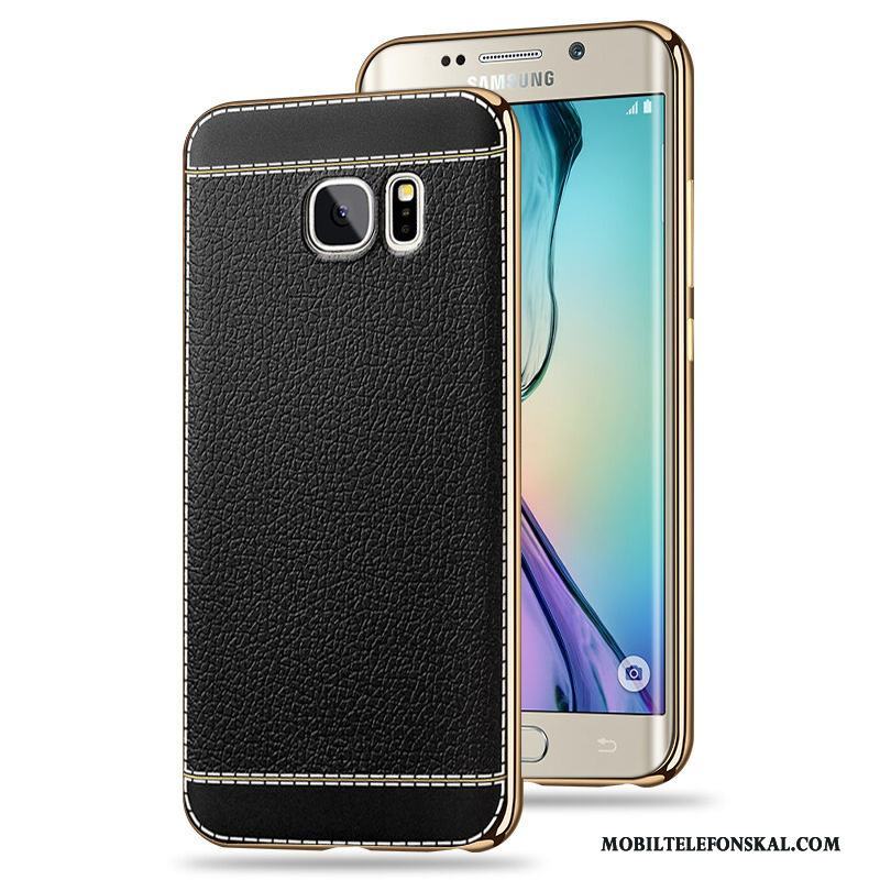 Samsung Galaxy S6 Edge Skydd Fodral Plating Skal Telefon All Inclusive Stjärna Silikon