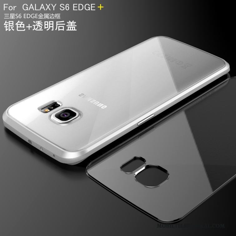 Samsung Galaxy S6 Edge + Stjärna Bakre Omslag Skal Skydd Telefon Metall Frame