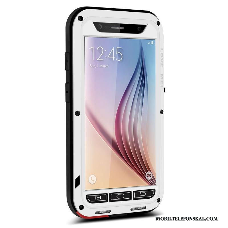 Samsung Galaxy S6 Fodral All Inclusive Skal Telefon Mjuk Stjärna Fallskydd Silikon