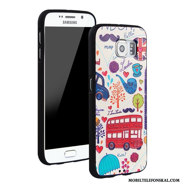 Samsung Galaxy S6 Stjärna All Inclusive Färg Silikon Skydd Tecknat Skal Telefon