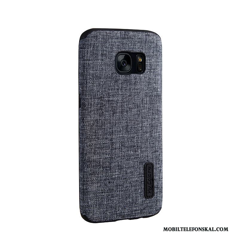 Samsung Galaxy S7 Business Textil Skydd Skal Telefon Fallskydd Stjärna Grön
