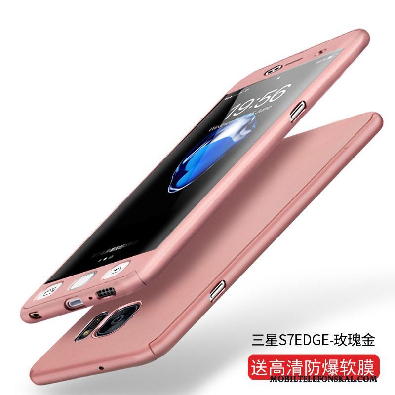 Samsung Galaxy S7 Edge All Inclusive Svart Skal Telefon Fodral Fallskydd Stjärna