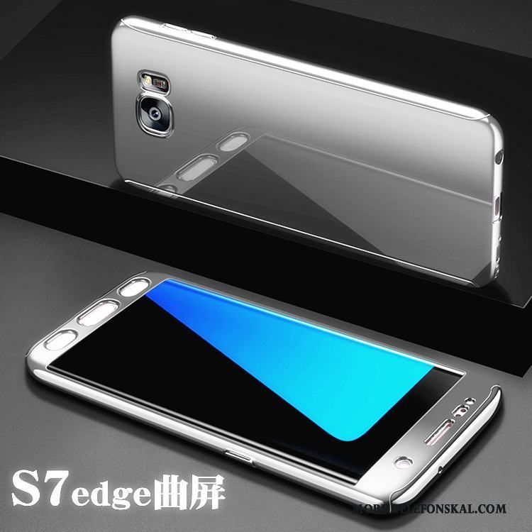 Samsung Galaxy S7 Edge Fodral Stjärna Skal Telefon Fallskydd All Inclusive Hård Guld